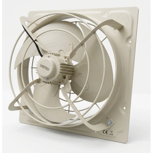 UNITED 16-Inch Industrial Exhaust Fan – Heavy-Duty Saudi Made, 2650 CFM High Suction, Steel Frame Industrial Ventilation