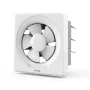 UNITED 12-Inch Square Wall Exhaust Fan – Saudi Made, Ultra-Quiet Motor, Built-in Shutter, Kitchen, Bathroom & Commercial Use